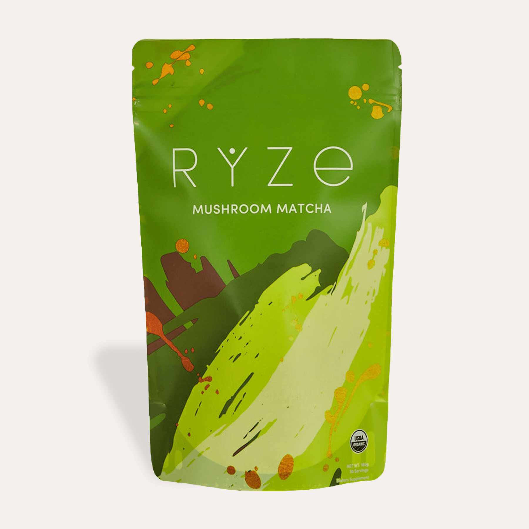 Green plant sprout icon with three leaves representing adaptogenic herbs